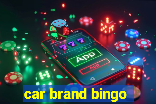 car brand bingo